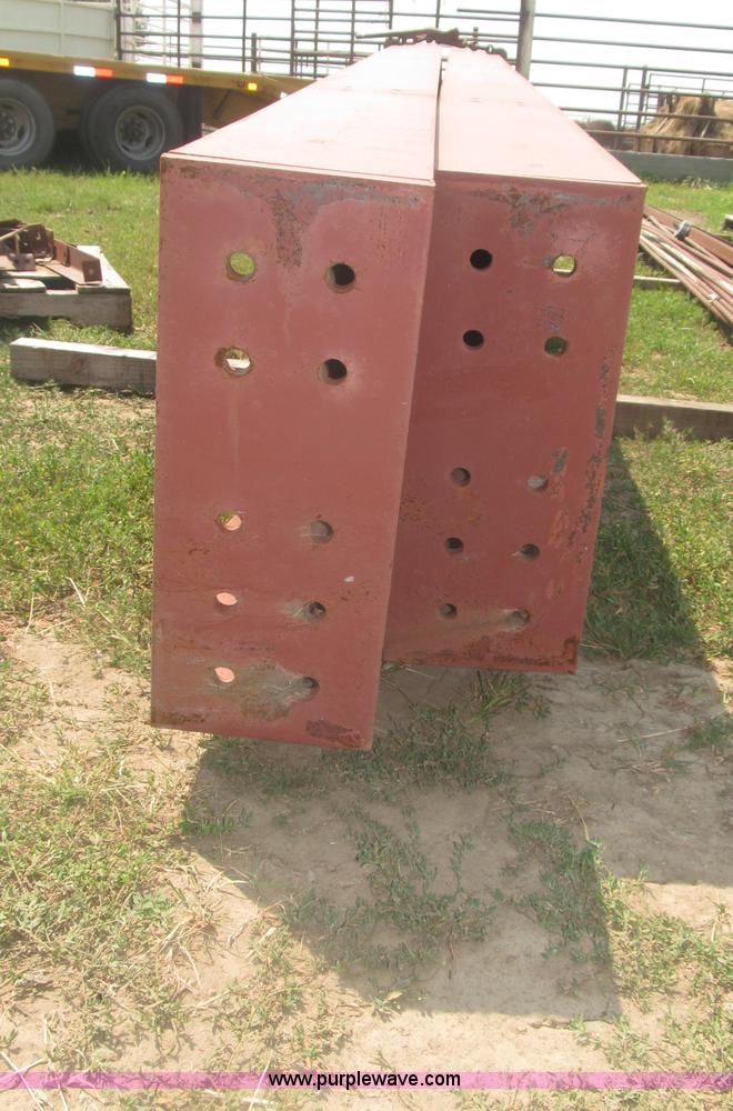 image for item F7043 80'L x 75'W x 16'H red iron