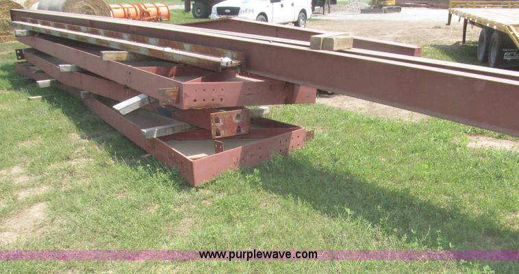 image for item F7043 80'L x 75'W x 16'H red iron