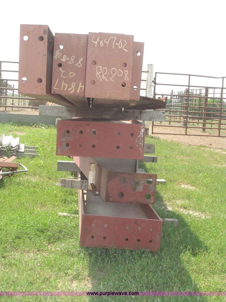 image for item F7043 80'L x 75'W x 16'H red iron