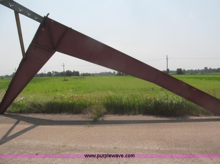 image for item F7043 80'L x 75'W x 16'H red iron