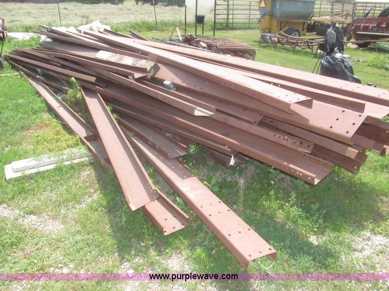 image for item F7043 80'L x 75'W x 16'H red iron