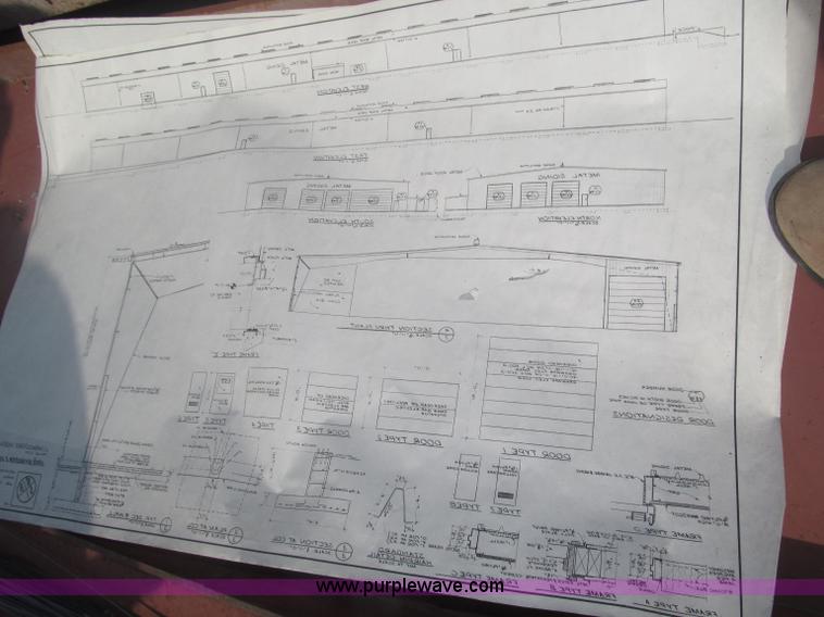 image for item F7043 80'L x 75'W x 16'H red iron