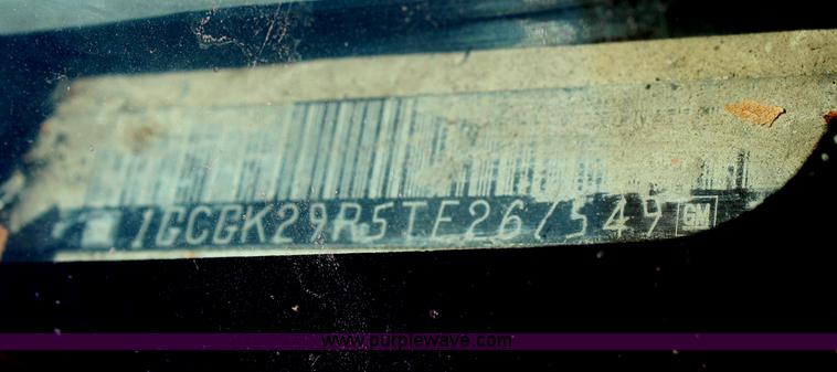 image for item G5492 1996 Chevrolet 2500 pickup truck