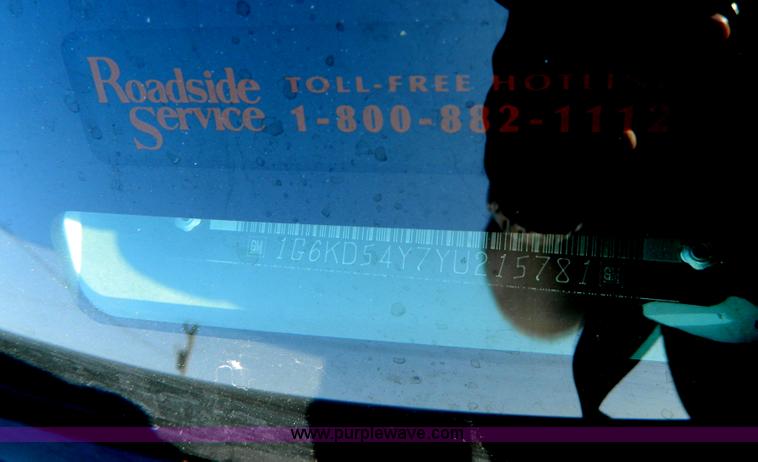 image for item G7941 2000 Cadillac DeVille