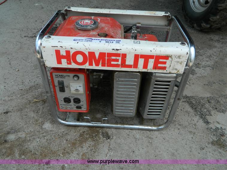 image for item Y9012 Homelite HG1400 generator