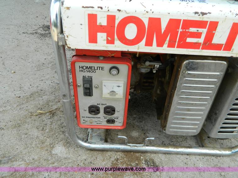 image for item Y9012 Homelite HG1400 generator