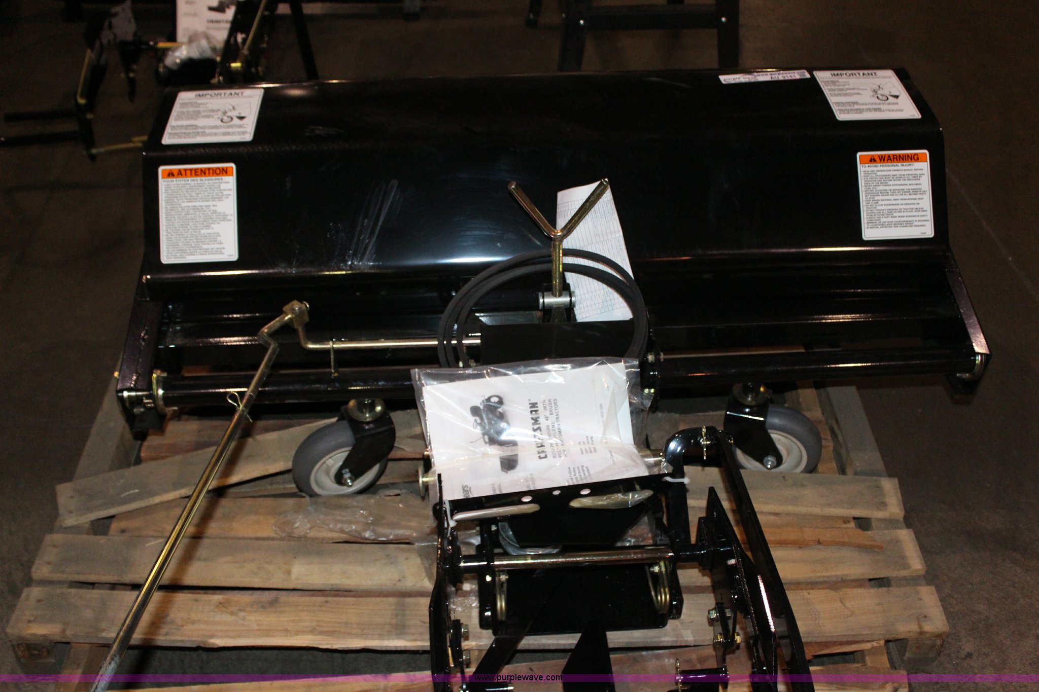 Craftsman 48" rotary broom attachment in Spring Hill, KS Item AU9141