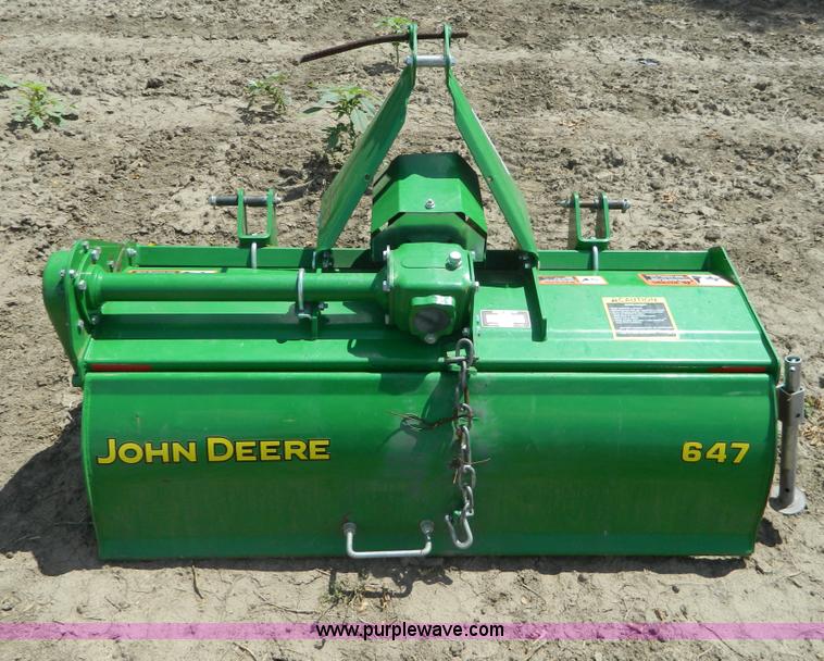 image for item AD9193 2006 John Deere 647 rototiller