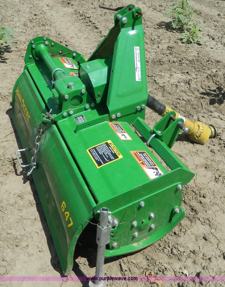 image for item AD9193 2006 John Deere 647 rototiller