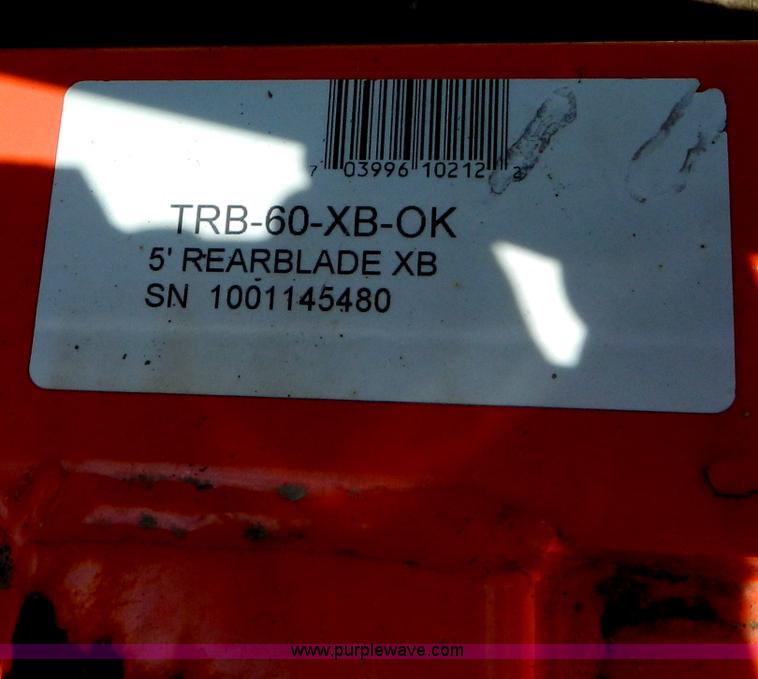 image for item AD9195 King Kutter XB three point back blade