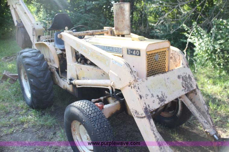 image for item AE9138 Allis Chalmers I40 backhoe loader