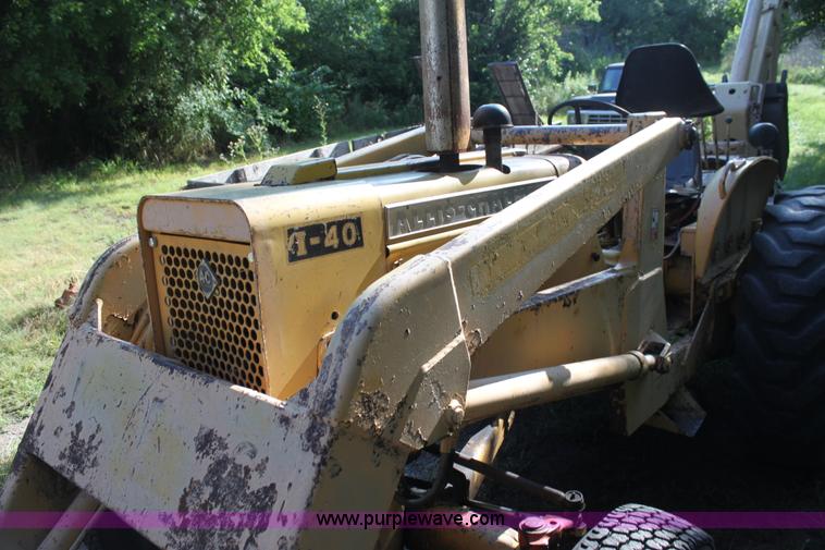 image for item AE9138 Allis Chalmers I40 backhoe loader