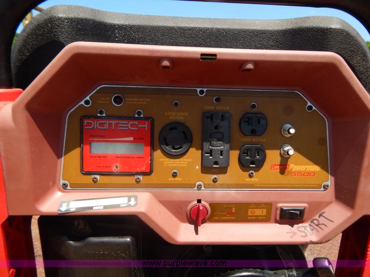 image for item AE9769 Coleman PowerMate 5,500 watt generator