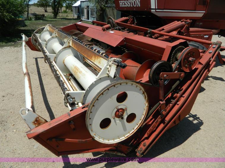 image for item D6007 1980 Hesston 6550 self-propelled swather
