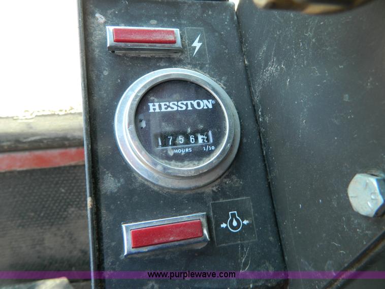 image for item D6007 1980 Hesston 6550 self-propelled swather