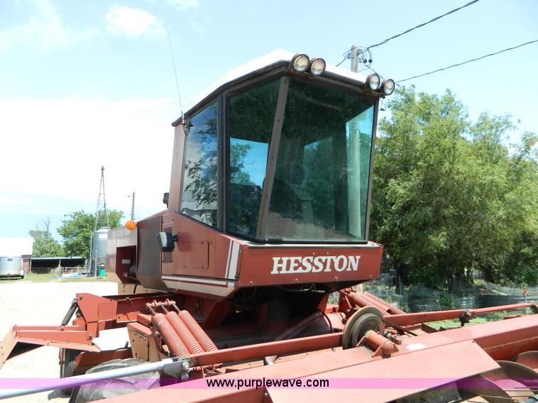 image for item D6007 1980 Hesston 6550 self-propelled swather