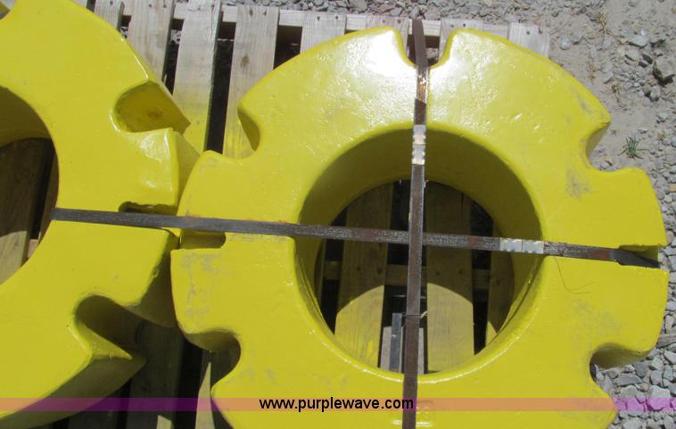 image for item G2040 (2) Taylor 651-A John Deere aftermarket rear wheel weights