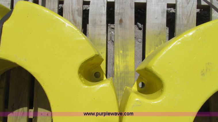 image for item G2040 (2) Taylor 651-A John Deere aftermarket rear wheel weights