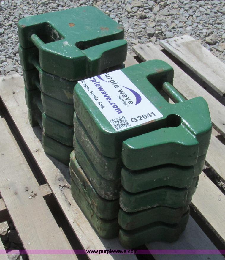 image for item G2041 (10) LoneStar LS203 John Deere aftermarket utility tractor suitcase weights