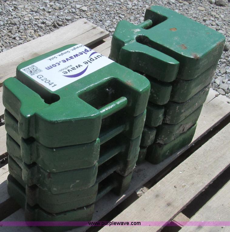 image for item G2041 (10) LoneStar LS203 John Deere aftermarket utility tractor suitcase weights