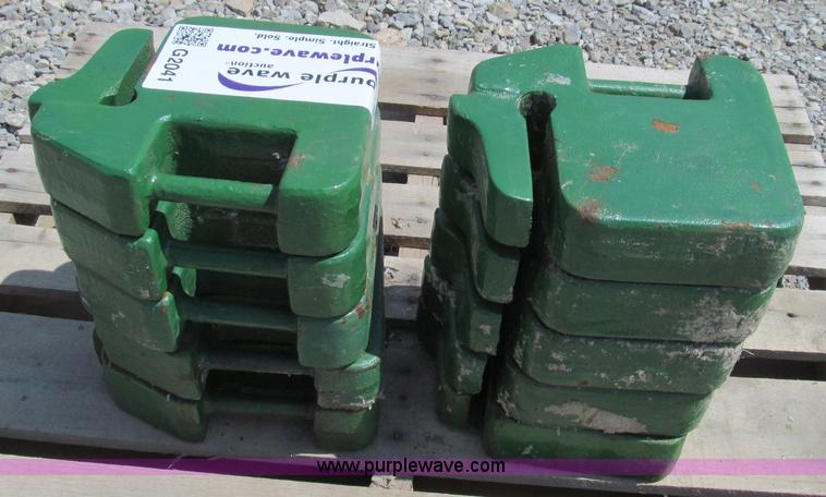 image for item G2041 (10) LoneStar LS203 John Deere aftermarket utility tractor suitcase weights