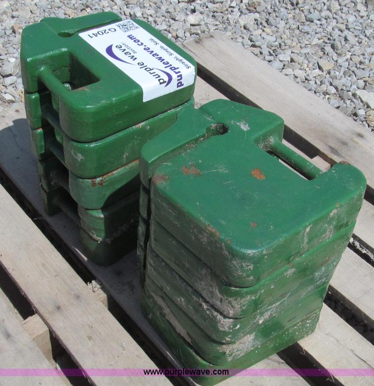 image for item G2041 (10) LoneStar LS203 John Deere aftermarket utility tractor suitcase weights
