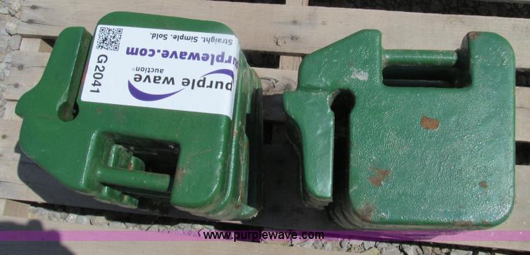 image for item G2041 (10) LoneStar LS203 John Deere aftermarket utility tractor suitcase weights