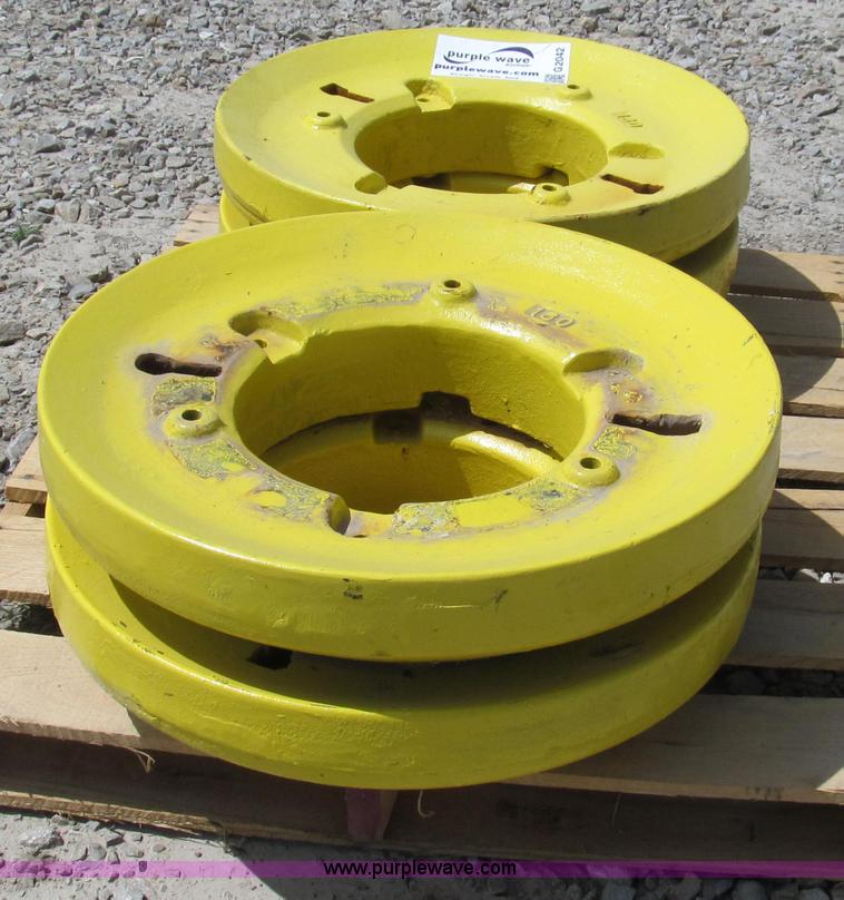 (4) Taylor 180 John Deere aftermarket rear wheel weights in Marshall