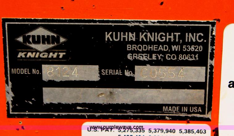 image for item G5066 2007 Knight 8124 Pro Twin Slinger manure spreader