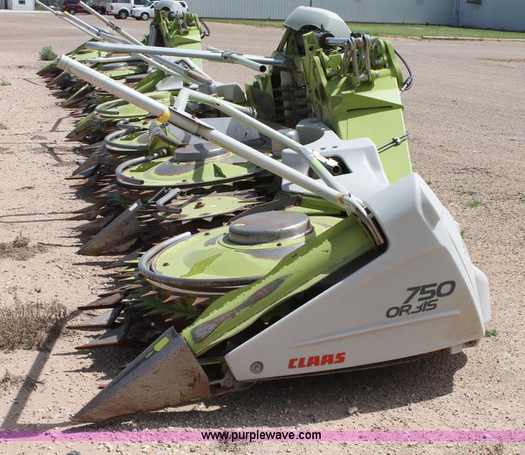 image for item G5785 2009 Claas Orbis 750 PRO row crop head