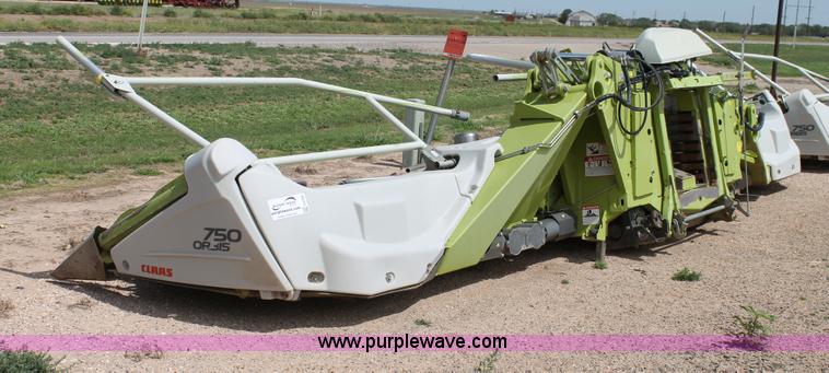 image for item G5785 2009 Claas Orbis 750 PRO row crop head