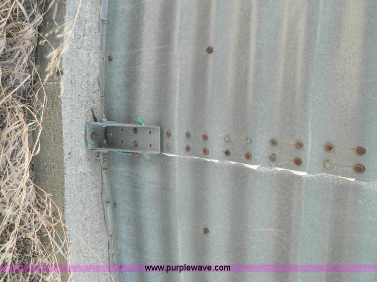 image for item G7540 (2) York galvanized grain bins