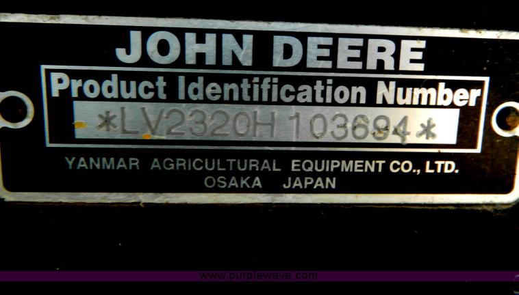 image for item G7542 2006 John Deere 2320 MFWD tractor