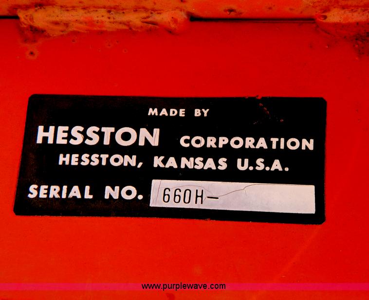 image for item G7960 Hesston 6600 swather