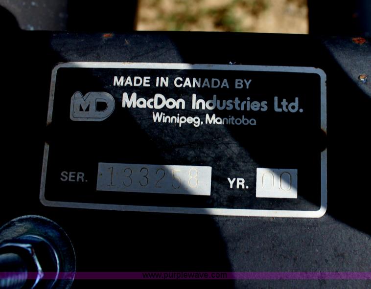 image for item H7378 2000 Mac Don 9350 Turbo swather