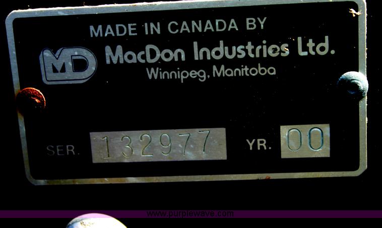 image for item H7378 2000 Mac Don 9350 Turbo swather
