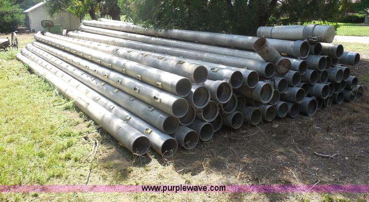 image for item H9874 Approximately 40 Tex-Flow 8" irrigation pipe