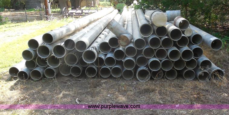 image for item H9874 Approximately 40 Tex-Flow 8" irrigation pipe