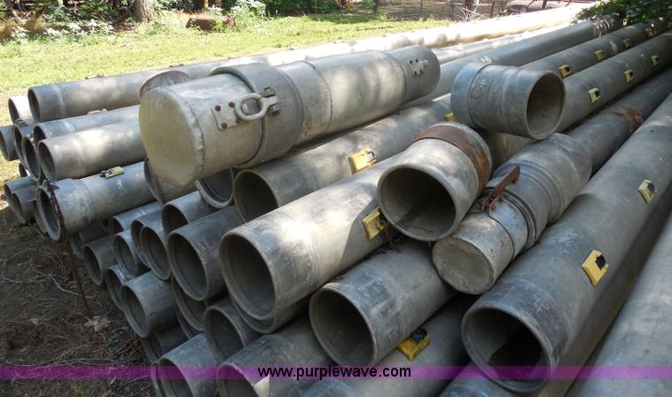 image for item H9874 Approximately 40 Tex-Flow 8" irrigation pipe