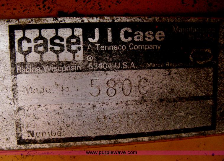 image for item D8463 1979 Case 580C landscape loader