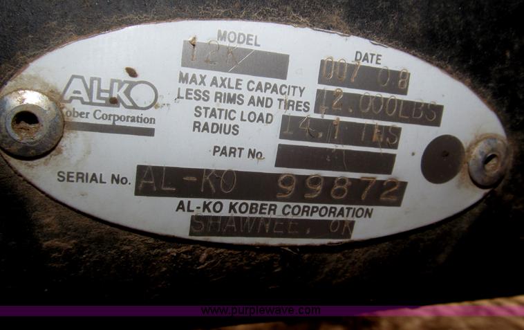 image for item F7028 2003 PJ 28'L deck over tandem axle tag trailer