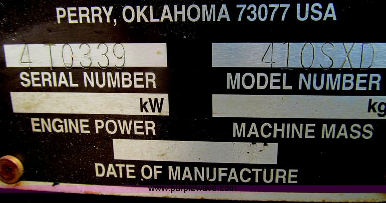 image for item G2035 2000 Ditch Witch 410SXD vibratory plow