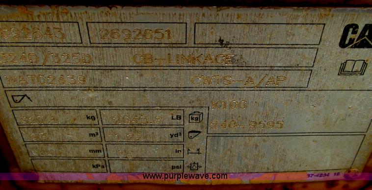 image for item G2036 Caterpillar 36" four tooth excavator bucket