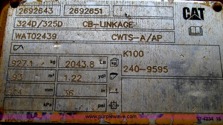 image for item G2036 Caterpillar 36" four tooth excavator bucket