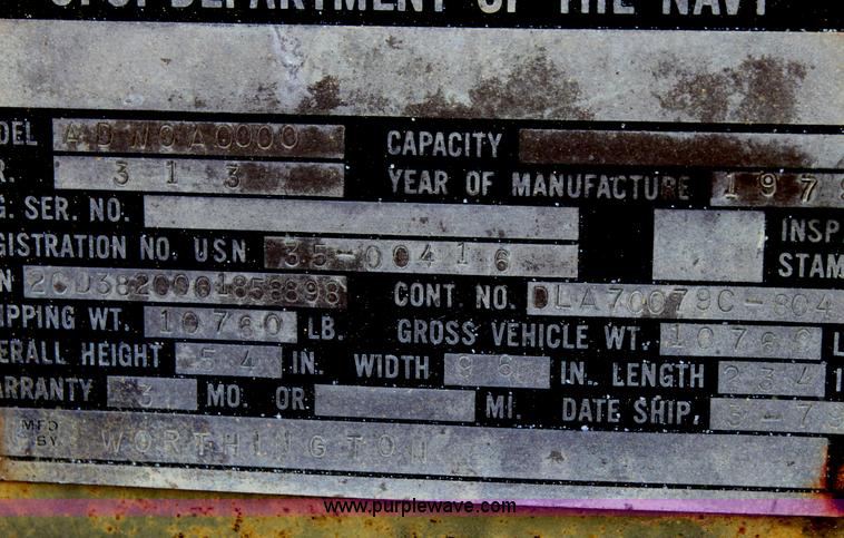 image for item H7384 1979 Worthington track drill