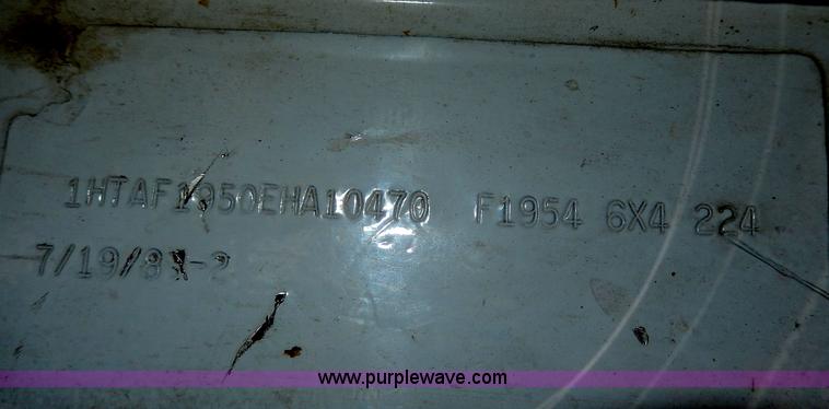 image for item I4384 1984 International water truck