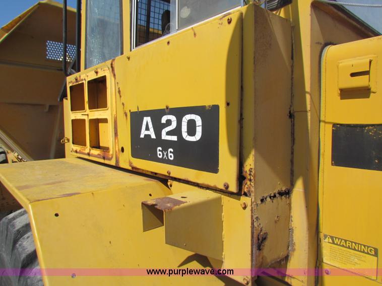 image for item I4386 Volvo A20 articulated haul truck