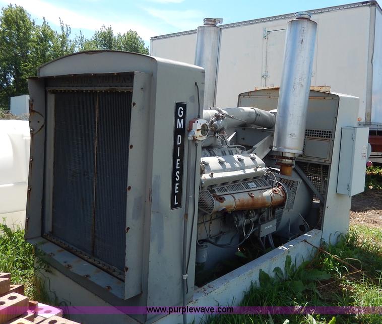image for item I4391 General Motors portable diesel generator