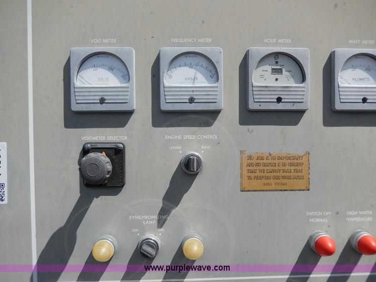 image for item I4391 General Motors portable diesel generator