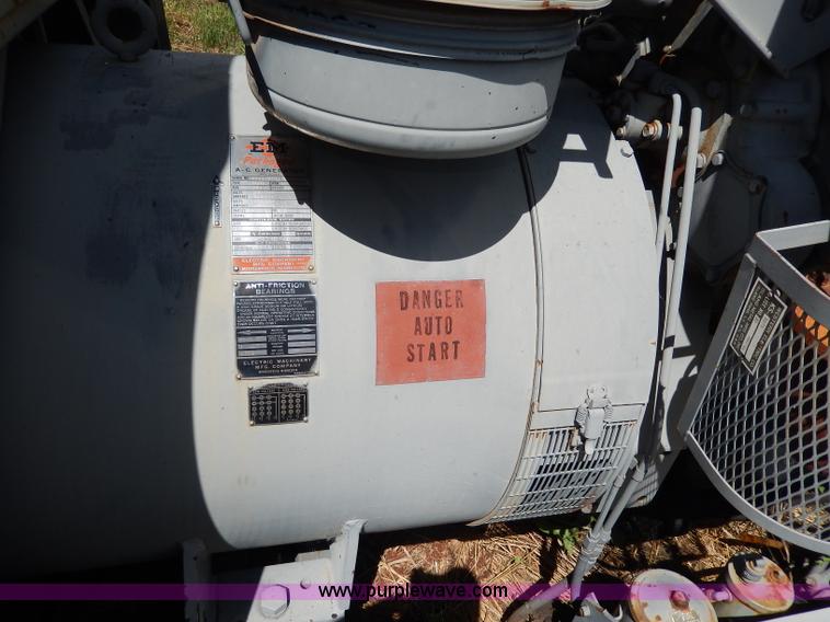 image for item I4391 General Motors portable diesel generator